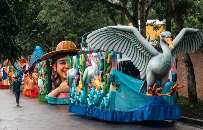 Fascino dei carri del Festival della Gioia di Garzón • La Nación