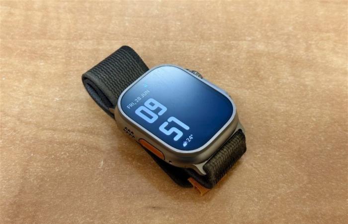 Con watchOS 11 puoi avere questo quadrante minimalista sul tuo Apple Watch