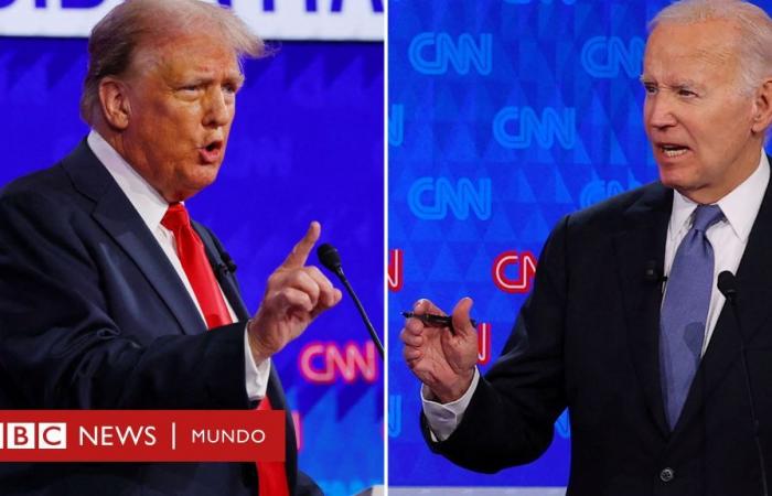 Un Biden indeciso e confuso non ha saputo rispondere alle falsità di Trump nel primo dibattito delle elezioni presidenziali del 2024