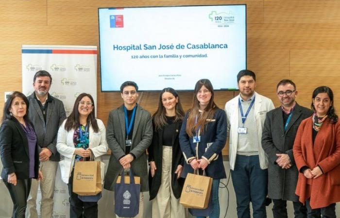 La Delegazione PUCV costruisce ponti per il lavoro collaborativo con il nuovo Ospedale San José de Casablanca