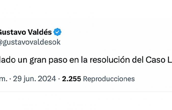 La ricerca di Prestito, in diretta: il governatore Valdés ha detto che “è stato fatto un grande passo avanti nella risoluzione del caso”