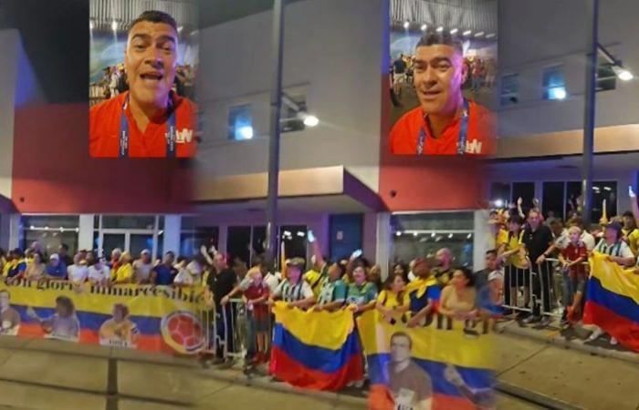 I tifosi hanno cantato “I sentieri della vita” per sostenere la nazionale colombiana