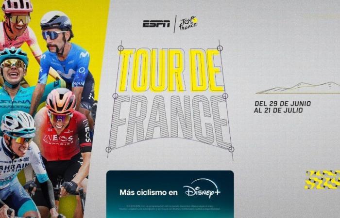 Come guardare il Tour de France 2024 su ESPN e Disney+