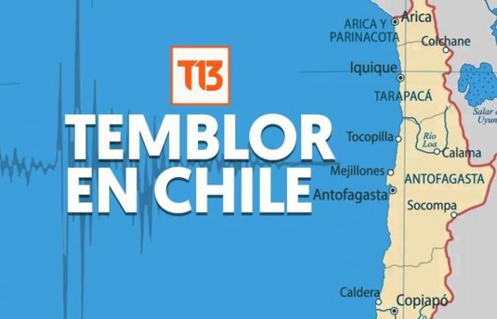 Si registra tremore nella regione di Antofagasta