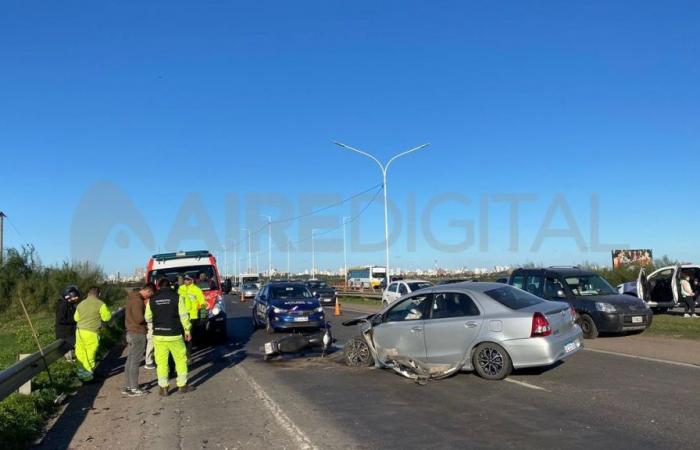 Triplo incidente sull’autostrada del Rosario