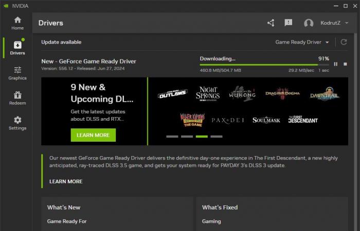 Nvidia GeForce Game Ready Driver 556.12 viene fornito con il supporto DLSS 3.5 in The First Descendant e altro ancora