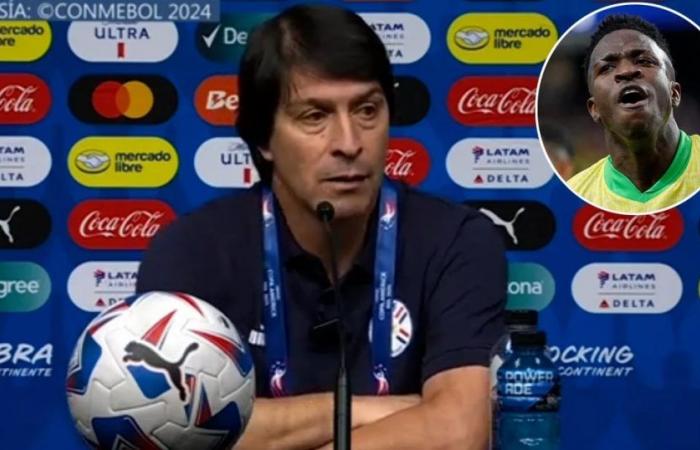 Daniel Garnero sottolinea Vinicius dopo la sconfitta del Paraguay contro il Brasile: “Gioca in un modo difficile da accettare”