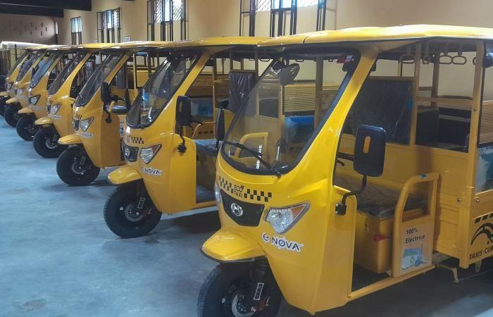 I tricicli elettrici supportano il trasporto passeggeri a Pinar del Río › Cuba › Granma