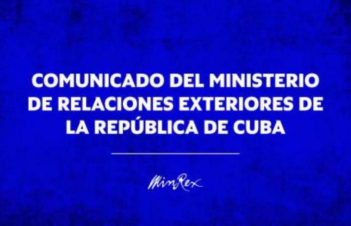 Dichiarazione ufficiale del Ministero degli Affari Esteri della Repubblica di Cuba – Radio Rebelde