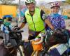 Con il loro bambino in braccio, una coppia di ciclisti si avventura da SLP a Mérida, nello Yucatán