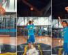 “Vediamo chi segna di più?”: Chiquito Romero e Cavani si sono sfidati a basket all’allenamento del Boca Juniors