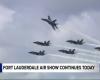 I piloti mettono in mostra le loro abilità durante l’ultimo giorno del Fort Lauderdale Air Show