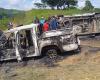 Asonada a Cauca ha lasciato inceneriti i veicoli dell’esercito
