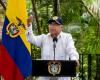 Il presidente Petro sui lavori nel Cauca
